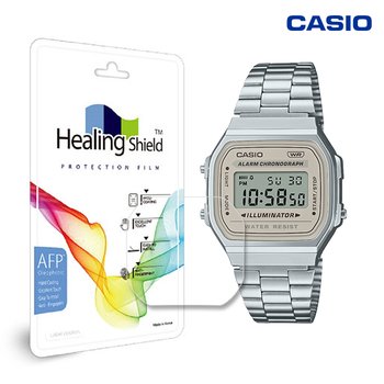 카시오 A168WA-8AY 전용 힐링쉴드 시계보호필름 기스방지 유리보호필름