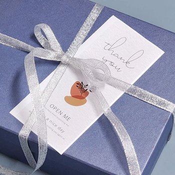 고급 포장 라벨 대형 스티커 감사합니다 사각 포장용 (WFI4BTQ)