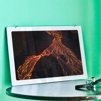 아트박스/꾸밈 nt348-행잉액자_활화산(마그마)(사각가로대형)