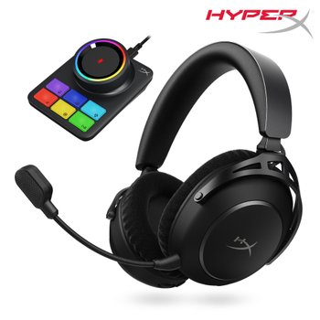 하이퍼엑스 클라우드 알파 2 무선 게이밍 헤드셋 (블랙)