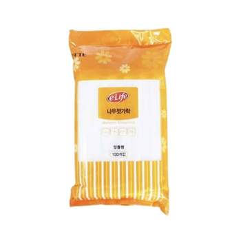 1회용나무젓가락 나무젓가락 100p 40개