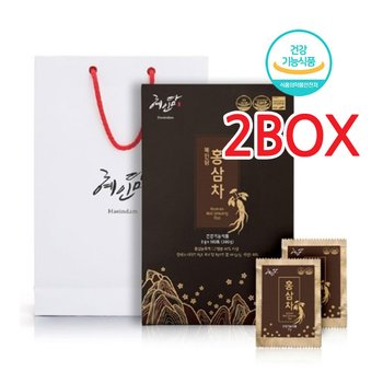 [혜인담] 홍삼차 3g*100포(쇼핑백증정) 2BOX