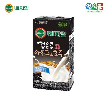 베지밀 검은콩아몬드 호두 두유 190mlx48팩