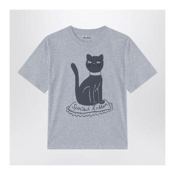 Mini Rodini MINI RODINI 오가닉 코튼 소재의 그레이 티셔츠 2472012294CO/XH_MIR