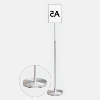 POP꽂이 NV03MS30 A5 삽입식 스텐 POP광고판 POP걸이 POP거치대