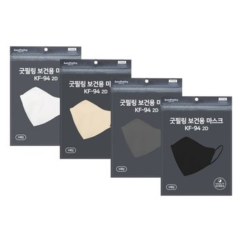 굿필링 보건용 KF94 새부리형 마스크 5매입X5개총25매