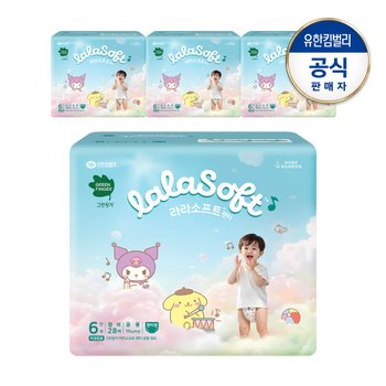 그린핑거 라라소프트 팬티형 기저귀 6단계 공용 28매X4팩