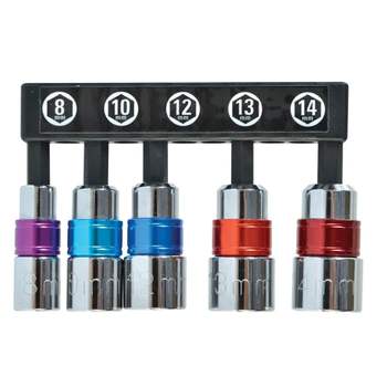 세신 254YUA98 육각 너트 비트 소켓 세트 BS5S 8 10 12 13 14X65mm