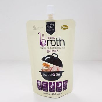 헬시브로스 180ml (오리고기+황태)