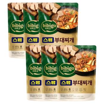 [CJ제일제당] 비비고 스팸 부대찌개 460g 6개 (S22536201)