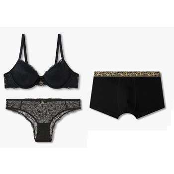 [신세계백화점]여성 레이스 푸쉬업 브라팬티&남성 코튼드로즈 커플속옷세트(0824385510,0824311509,0814312057)