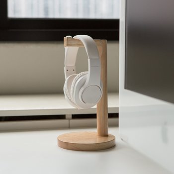 [(주)양지에이치앤]모스 원목 헤드셋거치대/헤드폰거치대