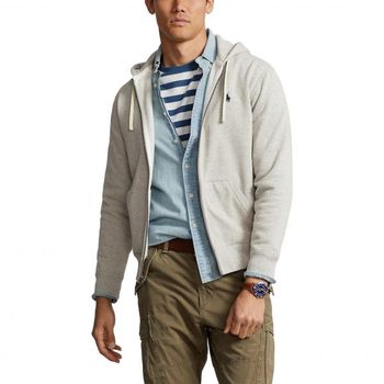 폴로랄프로렌 폴로 랄프 로렌 면 혼방 플리스 지퍼 프론트 후디 7574363