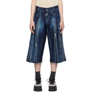 25 FW Charlie Constantinou 인디고 블루 데님 쇼츠 241785M193004