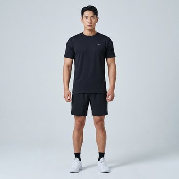 프로스펙스 베이직 반팔 티셔츠 블랙 PW3MT24M315