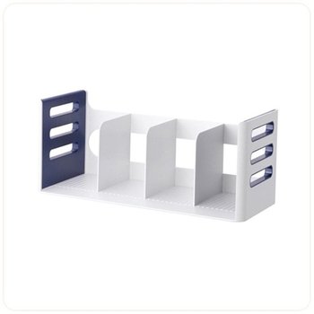 고품질 카파맥스 데코 4단 책꽂이 투톤책꽂이 군청색 (WFEC757)