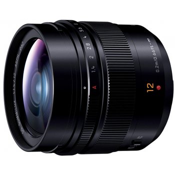 [해외] 파나소닉  광각 렌즈 마이크로 포서즈용 라이카 DG SUMMILUX 12mmF1.4 ASPH. H-X012