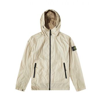 [해외] Stone Island 스톤 아일랜드 40522 크링클랩스 나일론 가먼트 다이드 후드 자켓 도브 그레이 - 2