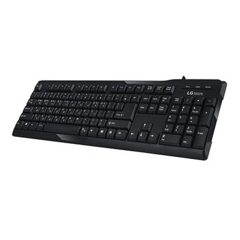 스탠다드 키스킨포함 유선키보드 LG키보드 USB (KYR-WFJ81AC)