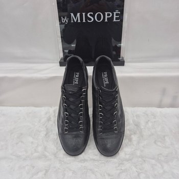 By 남성 와이드 핏 스니커즈 121HH830GP012 BLACK 1_JJ
