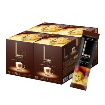 루카스나인 믹스커피 시그니처 더블샷라떼 50T X 4개 (총 200T)