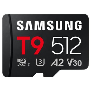 삼성 마이크로 SD카드 T9 512GB 닌텐도 갤럭시 액션캠 카메라 외장 메모리카드 512기가
