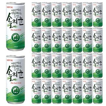 [MENQUIKX_67]롯데 차 솔의눈 240ml 30캔 (51616929)