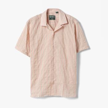 [신세계백화점]GITMAN BROTHERS 짓먼 브라더스 CAMP SHIRT (STRIPE 3) PINK GBF1M40002A64