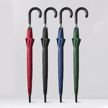 포유렐라 튼튼한 22인치 스트레이트 대형 자동 장우산 우산