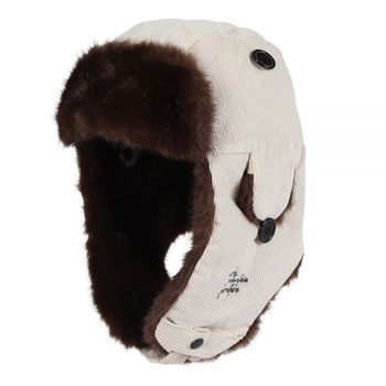 에비스 ebs 맨즈 우먼 모자 플라이트 캡 オフ 플리스 4500419-FLIGHT 오프 -화이트 865487