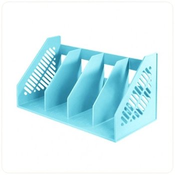 고품질 카파맥스 4단 책꽂이 민트색 (WFEC753)