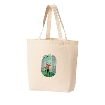 에코백 토트백 실내클라이밍게임 암벽등반 안전주의 지구력 그림 다양한 사이즈 패션잡화