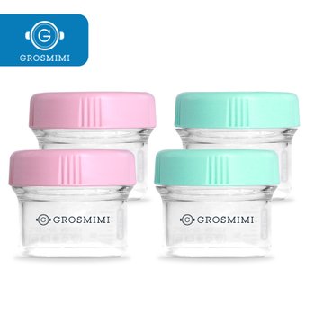 그로미미 에스텐 이유식용기 150ml (2P) / 유아식기 보관용기