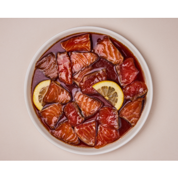 [군산맛집][째보식당]  손질이 필요 없는 연어장 170g