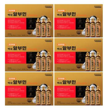 로지나 프리미엄 오한진의 백세 알부민 33g 30개입 6박스 FWS (S49298594)