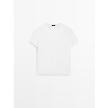 [해외] 마시모두띠 코튼 티셔츠 Weiss 6243302