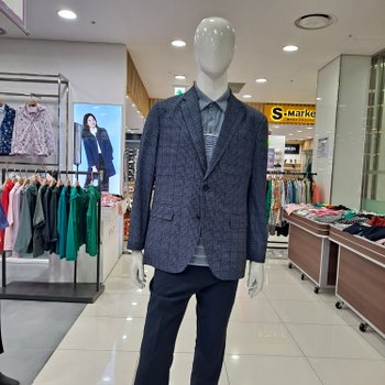 서커 프린트 자켓   1L31202_US