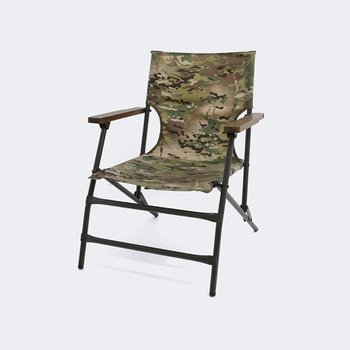 캠프긱스 밀 체어 멀티캠 / 빈티지 와일드 캠핑 영국군 로버체어