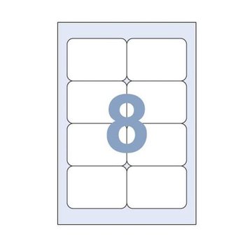 세모네모 전가성비산 라벨지 C-3008 물류라벨 100매 8칸