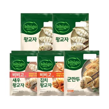 CJ제일제당 비비고 왕교자 1.05kg x2개+김치 420g x2개+새우 315g x2개+군만두 315g x1개