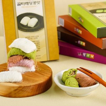 궁중다과  5종 땅콩맛1+아몬드맛1+녹차맛1+장단콩 인절미맛1+초코쿠키1박스/5박스선물박스포장