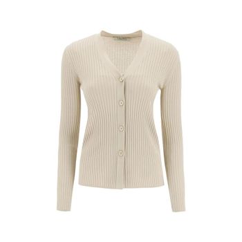 막스마라 여성 BERTONE 리브 니트 가디건 베이지 151008436