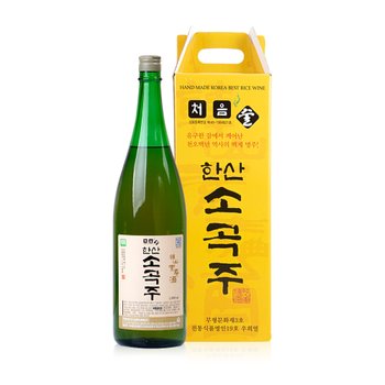 [오늘출발] 한산소곡주 우희열 명인 18도 1.8L 대용량 찹쌀약주