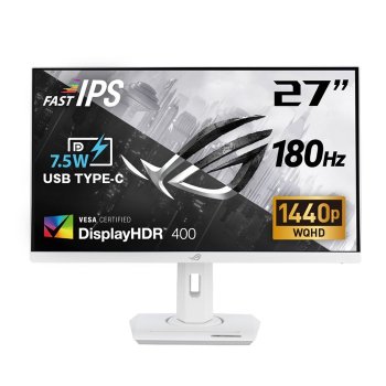 [해외] 아수스 ROG Strix XG27ACS-W 게이밍 모니터 27인치 180Hz 1ms 화이트