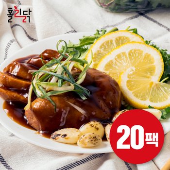 홀리닭 실온보관 데리야끼 닭가슴살 20팩 / 바로먹는 닭가슴살