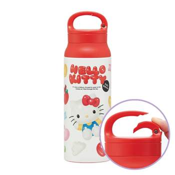 헬로키티 보온보냉 핸들 스텐 물통 1P 600ml 넓은 입구 휴대용 텀블러