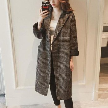 [QN1T5YBC_58]데일리 클래식 체크코트 체크 코트 HH-B90 (40264786)