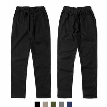 남자팬츠 고무줄바지 배정남바지 밴딩바지 린넨