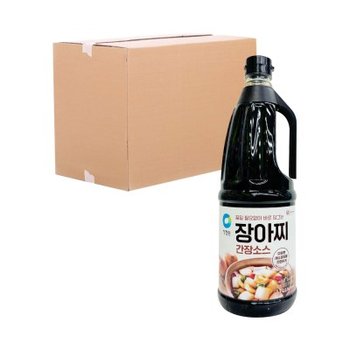 청정원 장아찌 간장소스 1.7L 8입 (박스)