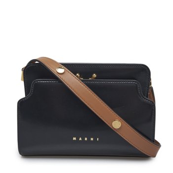 [중고] [중고명품] 마르니 [리본즈] 블랙 트렁크 리버스 스몰 숄더백